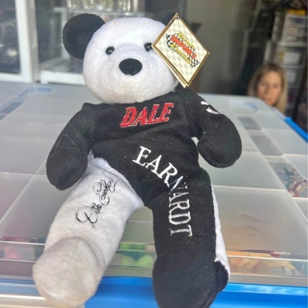 Dale Earnhardt Salvinos Bammers Nascar Bear Stuffed Animal Plush New